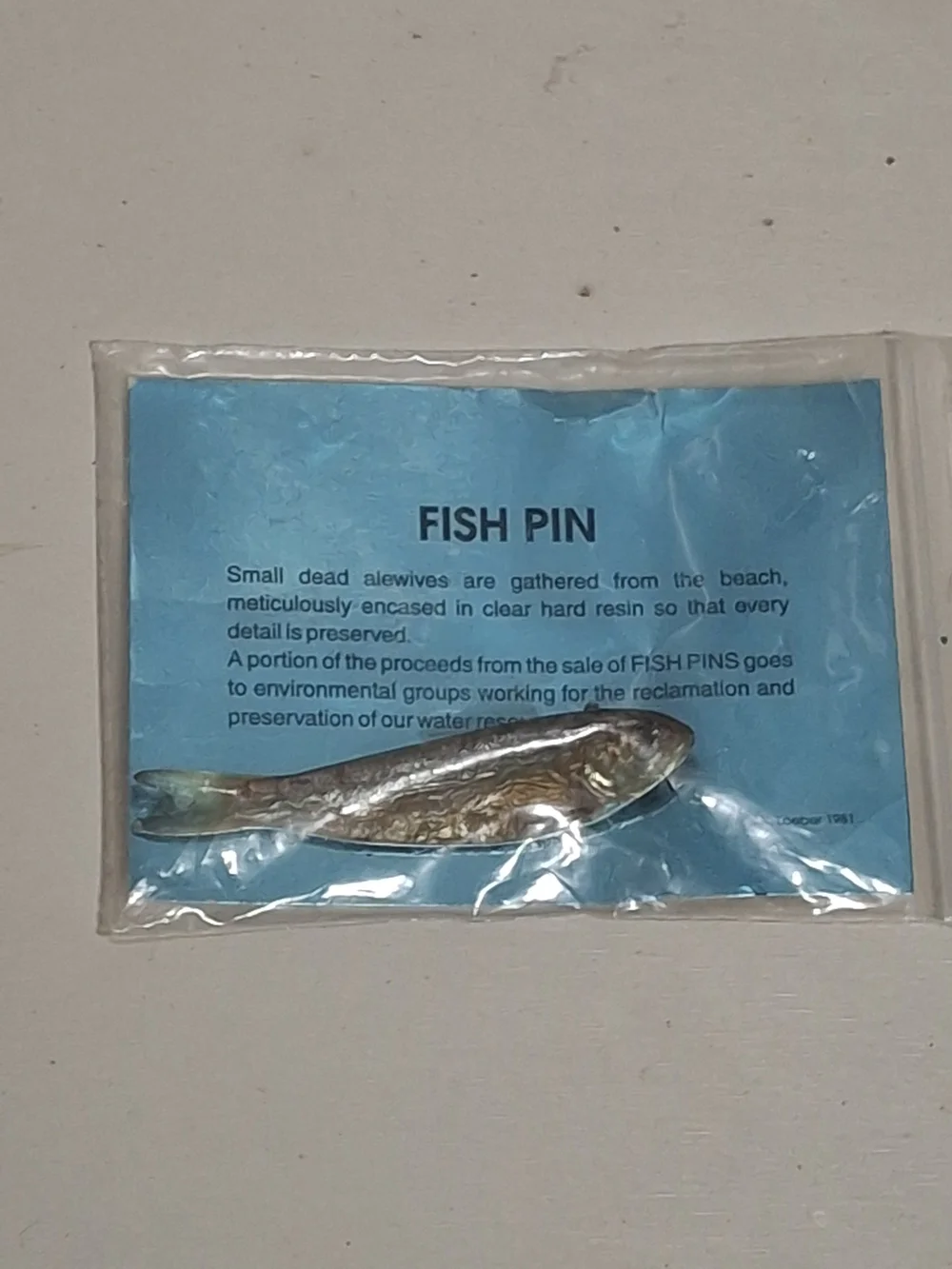 Fish Pin Resin Brooch - Unique Accesory